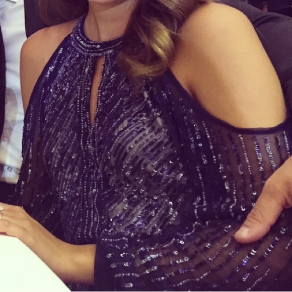 PARKER BLACK SEQUIN DRESS - Picture 12 of 14